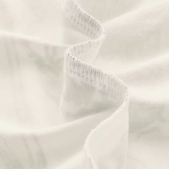 COPY - Royal Blue Dandelion print crop top! - Picture 5 of 5